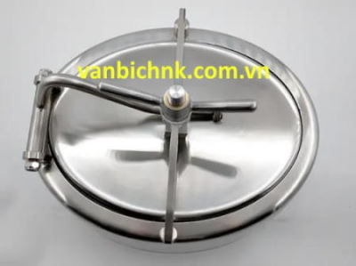 Nắp bồn elip inox vi sinh chịu áp